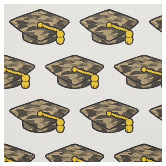 Tissu Diplôme de Cap Khaki Camo (Échantillon)