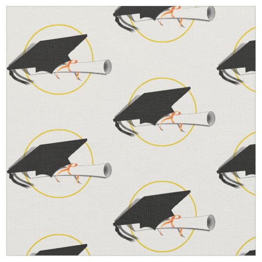 Tissu Diplôme et Casquette de grade (Fermer)