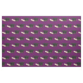Tissu Diplôme et diplôme en violet (Fat Quarter)