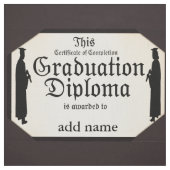 Tissu Diplômés Étudiants Debout Haut Diplôme (Échantillon)