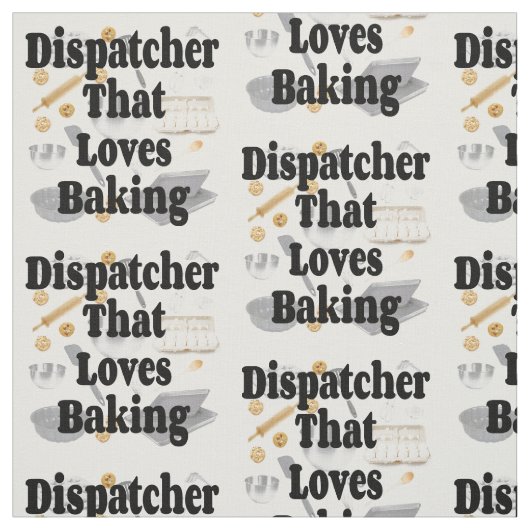 Tissu Dispatcher aime la cuisson (Échantillon)