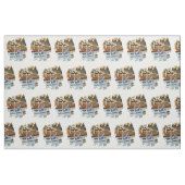 Tissu Dispositif de pompage vif de puits de pétrole (Fat Quarter)