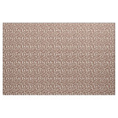 Tissu Diverses couronnes brun motif (Yard)