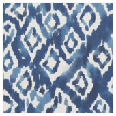 Tissu DIVY UP DIAMONDS Geo Indigo Boho Ikat (Fermer)