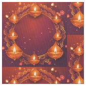 Tissu Diya de Diwali (fermé)
