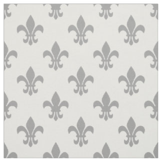 Tissu do-it-yourself Couleur BG, Gris Dk Fleur De Lis Sz