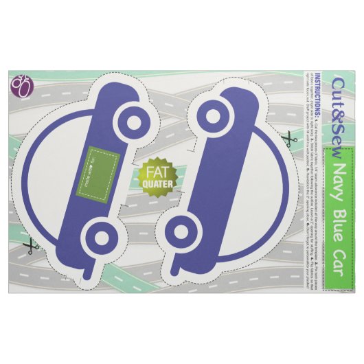 Tissu do-it-yourself Coupe et couture : Rejet de voiture (Fat Quarter)