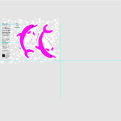 Tissu do-it-yourself Couper et coudre Plush Pink River D (Carreau)