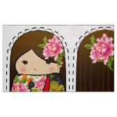 Tissu do-it-yourself Poupée à peluche Kokeshi - couper d (Fat Quarter)