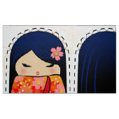 Tissu DO-IT-YOURSELF Poupée moelleuse Kokeshi - couper d (Fat Quarter)