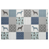 Tissu Doberman patchwork buffle plaint (Fat Quarter)