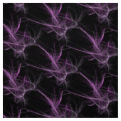 Tissu d'oeuvre Fractale noire violette (Échantillon)