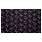 Tissu d'oeuvre Fractale noire violette (Fat Quarter)