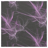 Tissu d'oeuvre Fractale noire violette (Détail)