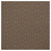 Tissu Doll Scale Renaissance Damask, Dark Brown (Échantillon)