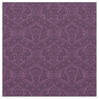 Tissu Doll Scale Renaissance Damask, Violet