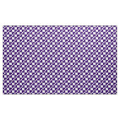Tissu Domino de patchwork - Purple profond et blanc (Yard)