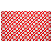 Tissu Domino de Patchwork - Rouge et blanc (Fat Quarter)