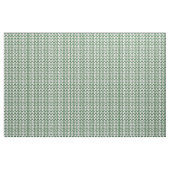 Tissu Dominos blancs avec points noirs sur motif vert (Yard)