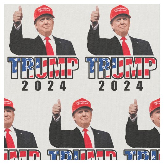 Tissu Donald Trump 2024 (Fermer)