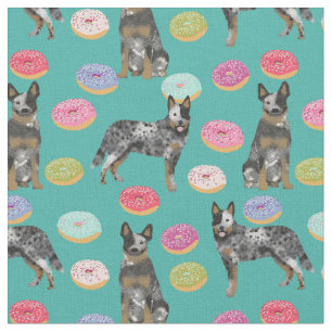 Tissu donuts turquoise de chien bovin australien