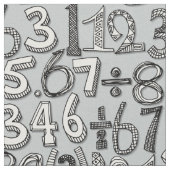 Tissu doodle mathématique (Fermer)