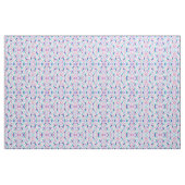 Tissu Doodles d'aquarelle rose Turquoise (Yard)