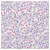 Tissu Doodles floraux rose et violet (Fermer)
