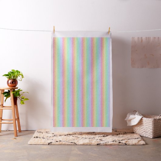 Tissu Doodles sur Pastel Rainbow Gradient Fabric (In Situ)