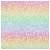 Tissu Doodles sur Pastel Rainbow Gradient Fabric (Échantillon)