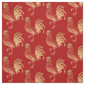 Tissu d'or d'anniversaire de zodiaque d'année de (Échantillon)