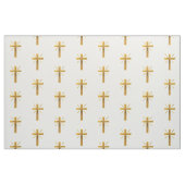 Tissu d'or de croix de résurrection (Fat Quarter)