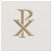Tissu d'or de symbole de Rho de Chi (Fermer)