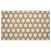 Tissu d'or d'impression de nid d'abeilles (Fat Quarter)