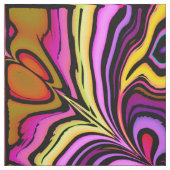 Tissu d'or violet Abstrait coloré (Échantillon)