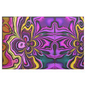 Tissu d'or violet Abstrait coloré (Fat Quarter)