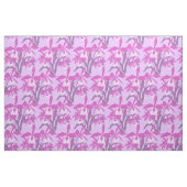 Tissu d'orchidée graphique violet et rose (Fat Quarter)
