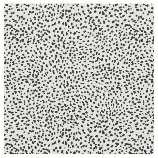 Tissu dots peints imprimés de style dalmate (Fermer)