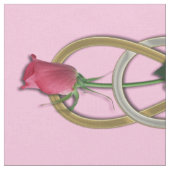 Tissu Double Infinity Roses or argent + vos idées (Fermer)