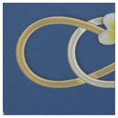 Tissu Double Infinity Silver Gold frangipani + votre idé (Fermer)