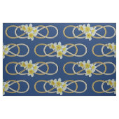 Tissu Double Infinity Silver Gold frangipani + votre idé (Fat Quarter)