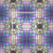 Tissu DOUCE ! Pink Blue violet vert pastels ~ (Carreau)