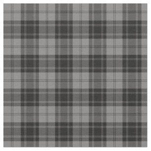 Tissu Douglas Vesitarium Tartain Plaid Black Grey