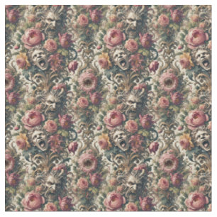 Tissu Douleurs baroques de la faim - Carrelage gothique
