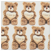 Tissu d'ours de nounours (Échantillon)