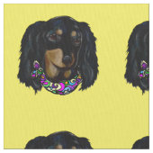 Tissu Doxie Mardi Gras (fermé)