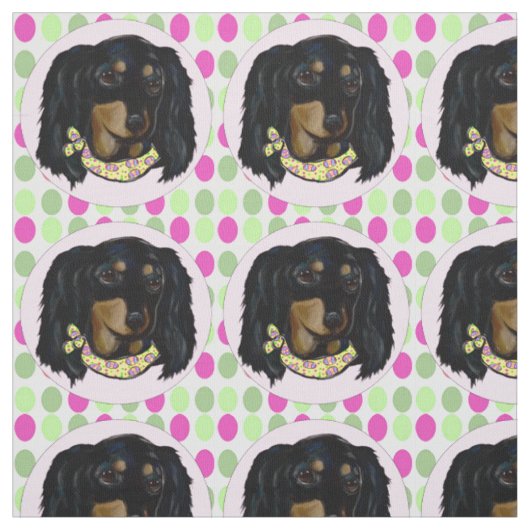 Tissu Doxie Pâques (Échantillon)