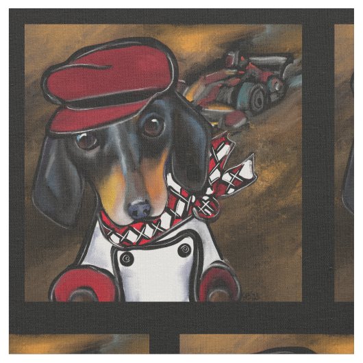 Tissu Doxie Racer (Fermer)