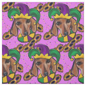 Tissu Doxie Rouge (Échantillon)