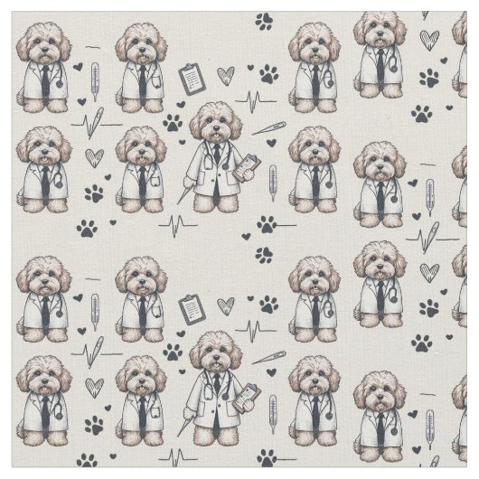 Tissu Dr Cavoodle (Fermer)